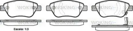 Гальмівні колодки WOKING P9583.31