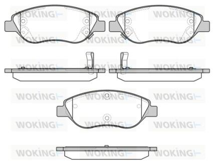 Колодки гальмівні WOKING P9603.12