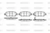Колодки тормозные диск. задн. (Remsa) Infiniti Ex 2.5 07-,Infiniti Fx 3.5 02-08 WOKING P9763.01 (фото 1)