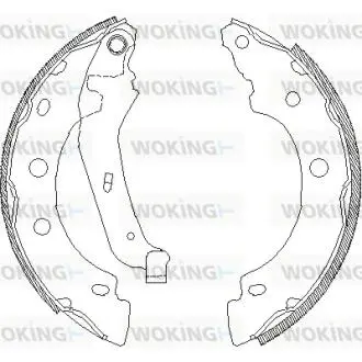 Гальмівні колодки WOKING Z4043.00