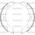 Колодки тормозные бараб. задн. (Remsa) Mercedes-benz A-class (w169) 1.5 04-12,Mercedes-benz A-class (w169) 1.7 04-12 WOKING Z4093.01 (фото 1)
