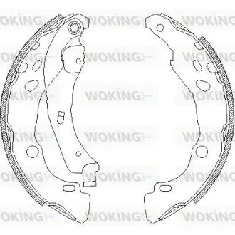 Гальмівні колодки WOKING Z4152.00