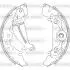 Колодки тормозные бараб. задн. (Remsa) Hyundai H-1 08&gt; WOKING Z4219.00 (фото 1)