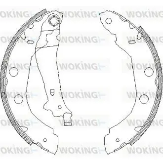 Гальмівні колодки WOKING Z4415.00