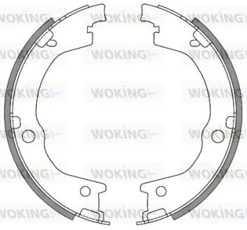 Колодки тормозные WOKING Z4644.00