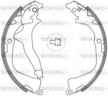 Колодки тормозные бараб. задн. (Remsa) VW Amarok 10> (Z4648.00) WOKING Z464800