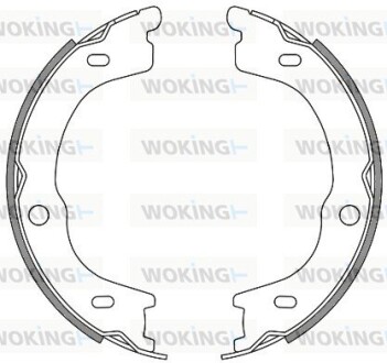 Гальмівні колодки задн. Santa Fe/Sorento (05-21) WOKING Z4672.00