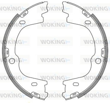 Колодки стоянкового гальма (Remsa) Hyundai ix55 08> H-1 08> WOKING Z4673.00