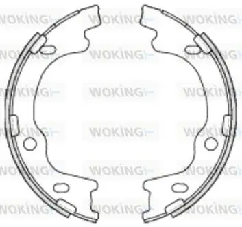 Колодки гальмівні. задн. (Remsa) Hyundai I30 1.4 07-11,Hyundai I30 1.6 07-11 WOKING Z4699.00