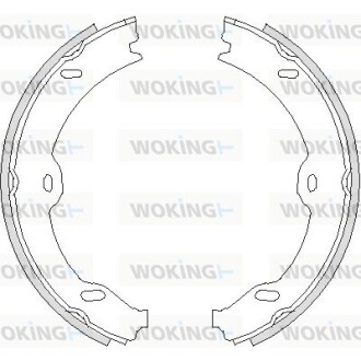 Гальмівні колодки WOKING Z4708.00