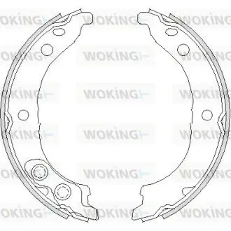 Гальмівні колодки WOKING Z4728.00