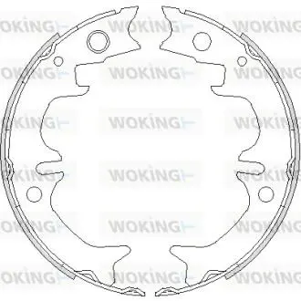 Гальмівні колодки WOKING Z4731.00
