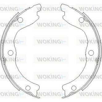 Гальмівні колодки WOKING Z4736.00