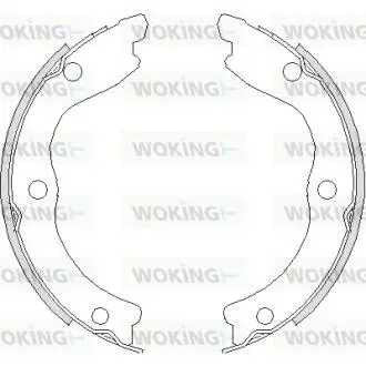 Колодки тормозные WOKING Z4736.00
