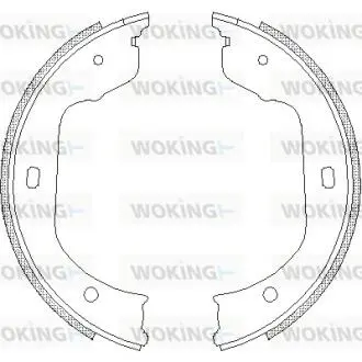 Колодки тормозные WOKING Z4740.00