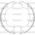 Колодки стоянкового гальма (Remsa) Chevrolet Captiva Antara WOKING Z4749.00 (фото 1)