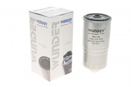 Фильтр топливный VW/Audi 1.6/1.9D/TD WUNDER FILTER WB 104 (фото 1)