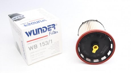 Фильтр топливный VW Golf VII 1.6/2.0TDI 12- (h-102mm) WUNDER FILTER WB 153/1 (фото 1)
