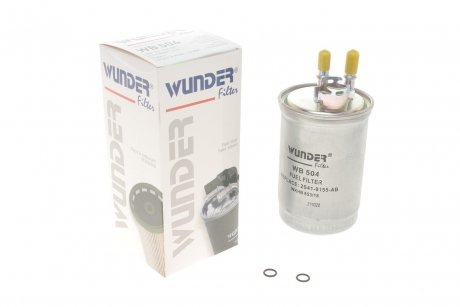Фільтр паливний Ford Connect 1.8Di/TDCi (55kw) 02- (під клапан) WUNDER FILTER WB 504