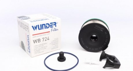 Фільтр паливний MB OM654 / Sprinter OM 651 18- WUNDER FILTER WB 724
