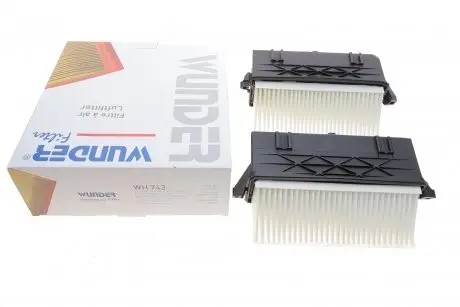 Фильтр воздушный MB E-class (W212/A207/C207)/ GLK (X204) 350CDI (к-кт) WUNDER FILTER WH 743