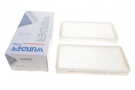 Фильтр салона MB E-class (W210) (к-кт 2шт).) WUNDER FILTER WP 701