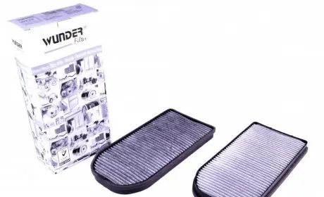 Фильтр салона BMW 7 (E38) 2.5tds-5.4i (угольный) (к-кт 2 шт.).) WUNDER FILTER WPK 208