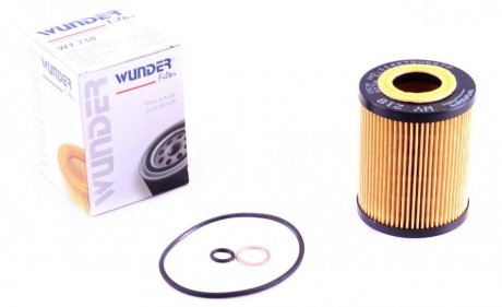 Фильтр масляный BMW 5 (E60)/6 (E60)/X5 (E53) 3.6-4.8i 01-10 WUNDER FILTER WY 218 (фото 1)