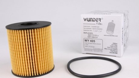 Фильтр масляный Ford Transit/Citroen Jumper 2.2HDI/2.4TDCi 06-/Peugeot 2.0HDI 03- (снят с производства)) WUNDER FILTER WY 405 (фото 1)