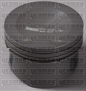 Поршень Opel Astra F/G/Omega B 2.0i 95-05 (86.50mm/+0.5) YENMAK 3103818050