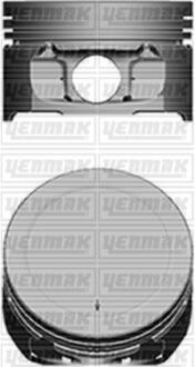 Поршень Citroen Berlingo/Peugeot Partner 1.6 01- (77.009mm/+0.5) YENMAK 3104101050
