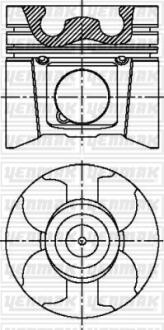 Поршень Renault Trafic/Master/Opel Vivaro 2.5CDTi (89.50mm/+0.5) (G9U) YENMAK 3104159050