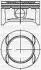 Поршень Opel Combo/Astra G/H 1.4 04-11 (73.40mm/STD) = 7121655000 YENMAK 3104214000 (фото 1)