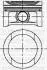 Поршень VW Passat/Golf 1.6 95-04 (81.01mm/STD) YENMAK 3104307000 (фото 1)