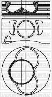 Поршень VW Caddy III 1.9 TDI 04-10 (79.51mm/STD) (3-4 цилиндр) YENMAK 3104320000