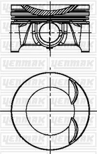 Поршень VW Passat B6/CC/B7 2.0 TFSI 05-15 (83.01mm/+0.5) YENMAK 31-04343-050
