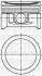 Поршень Smart Cabrio/City-Coupe/Crossblade 0.6 98- M160 (64.00mm/+0.50) YENMAK 3104720050 (фото 1)