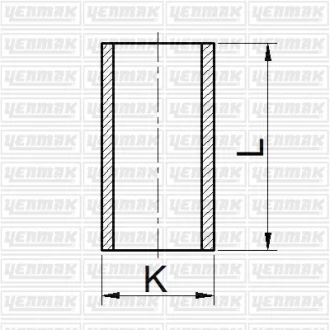 Фото гильза поршневая Mitsubishi Pajero 2.5TD 87-06 (d=91.1/94.2mm) YENMAK 51-65661-000 Гильза поршневая Mitsubishi Pajero 2.5TD 87-06 (d=91.1/94.2mm) YENMAK 51-65661-000