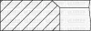 Комплект поршневих кілець (на 1 поршень) Renault MASTER 2.5dCi 03- (89,50/ +0,5) (2,5/1,75/2,5) YENMAK 91-09159-050 (фото 1)