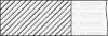 YENMAK Комплект поршневих кілець (на 1 поршень) OPEL Insignia 1.6T (79.5/05) (2.25/1.75/3) 91-09216-050