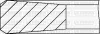 Комплект поршневих кілець (на 1 поршень) OPEL Omega B 2.0D (84.475/0.5) (2.5/1.75/3) YENMAK 91-09217-050 (фото 1)