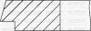 Комплект поршневих кілець (на 1 поршень) OPEL Vectra c 2.2 (86.5/0.5) (1.2/1.5/2.5) YENMAK 91-09221-050 (фото 2)