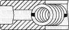 Кольца поршневые Ford Transit 2.5D/TD (93.67mm/STD) (2.5-2-4) YENMAK 9109420000 (фото 3)
