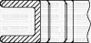 Комплект поршневих кілець FORD FIESTA 1.25 (72.16/+0.50) (1.2/1.5/2.5) YENMAK 91-09432-050 (фото 3)