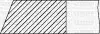 Кольца поршневые Opel Astra 1.7D 91-00 (82.50mm/STD) (2-2-3) YENMAK 9109807000 (фото 2)