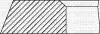Кольца поршневые (к-кт на 2 поршня) MB E-class (W124)/190 (W201) 2.0D 93-95 (87.00mm/STD) (2-2-3) YENMAK 9109921000 (фото 2)