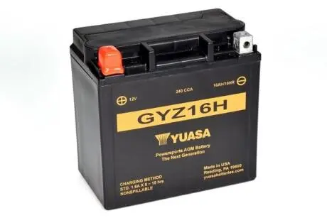 Автозапчасть YUASA GYZ16H