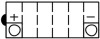 Аккумулятор YUASA YB12AA (фото 2)