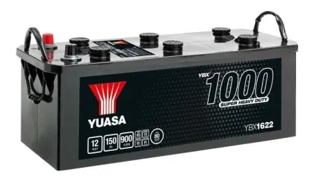 Акумулятор 12В 150Агод./900А 1000 Series Super Heavy Duty (L+ Стандартні) 510x218x210 B00 (Пусковий) YUASA YBX1622