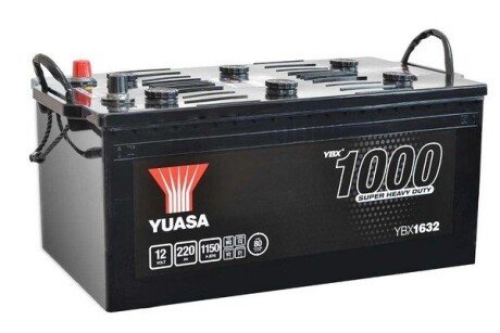 Аккумулятор 12V 220Ah 1150A (513x272x242) Cargo Super Heavy Duty Battery YUASA YBX1632